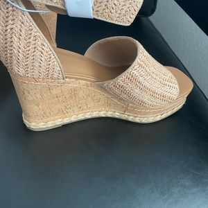 NEW Tan Wedge heels